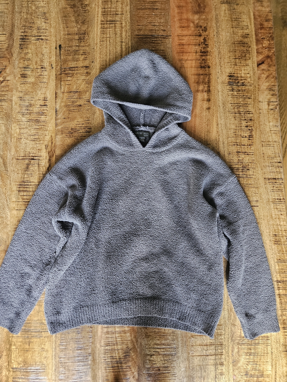 Barefoot Dreams Gray Cozy Hooded Sweatshirt Womens Medium